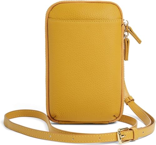 KTLCNDF Wandelbare Umhängetasche aus Leder for Damen – Multi-Organizer aus vollnarbigem Echtleder mit sicherer Geldbörse(#1) von KTLCNDF