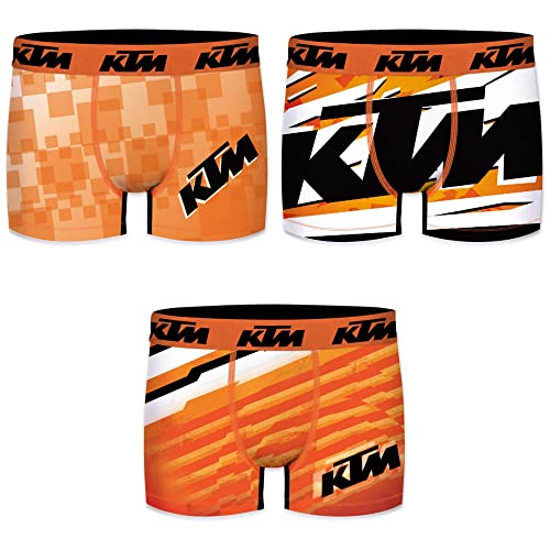 KTM by Freegun Boxershorts für Herren Unterwäsche Polyester Pant Men´s Boxer 3 er Pack, Bekleidungsgröße:XXL, Modelle:Set 1 KTM by Freegun Boxershorts für Herren Unterwäsche Polyester Pant Men´s Boxer 3 er Pack, Bekleidungsgröße:XXL, Modelle:Set 1 von KTM