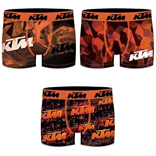 KTM by Freegun Boxershorts für Herren Unterwäsche Polyester Pant Men´s Boxer 3 er Pack, Bekleidungsgröße:XXL, Modelle:Set 4 KTM by Freegun Boxershorts für Herren Unterwäsche Polyester Pant Men´s Boxer 3 er Pack, Bekleidungsgröße:XXL, Modelle:Set 4 von KTM