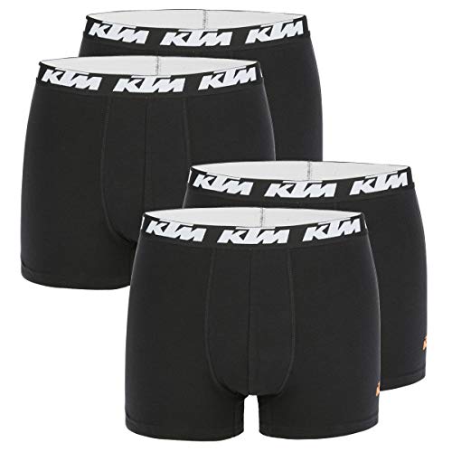 KTM by Freegun Boxershorts für Herren Unterwäsche Pant Men´s Boxer 4 er Multipack, Farbe:Black, Bekleidungsgröße:M von KTM