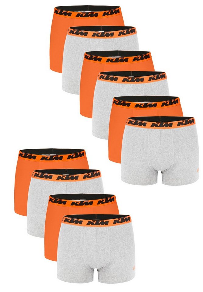 KTM Boxershorts 10er Pack Boxer Man Cotton (10-St., 10er-Pack) von KTM