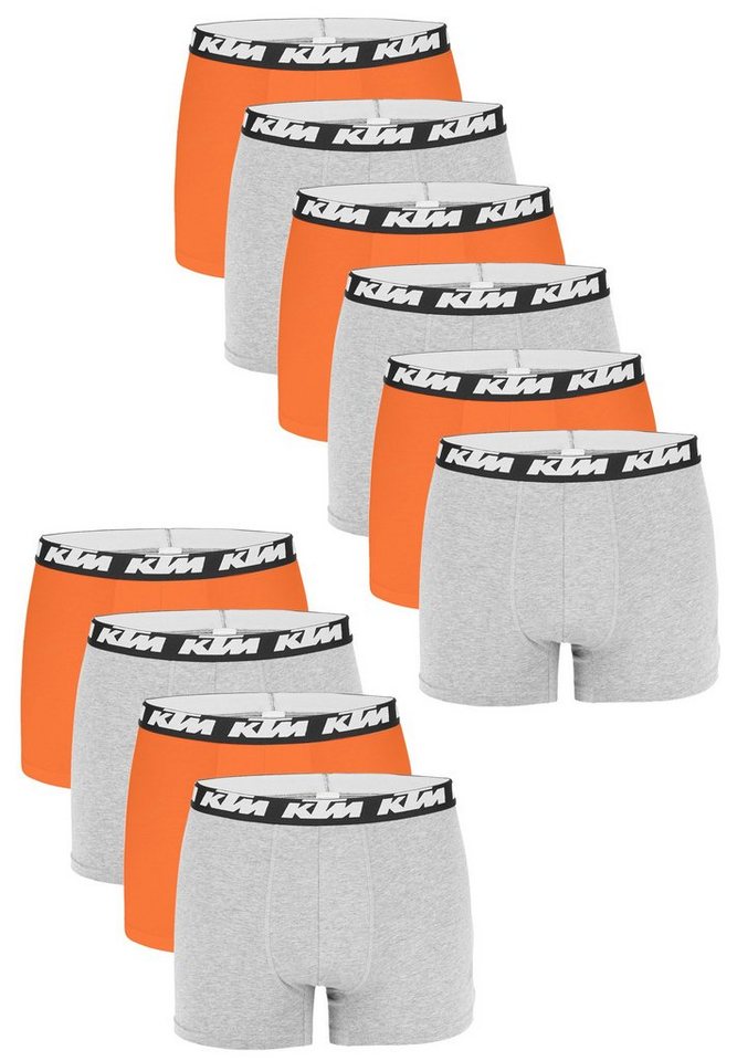 KTM Boxershorts 10er Pack Boxer Man Cotton (10-St., 10er-Pack) von KTM