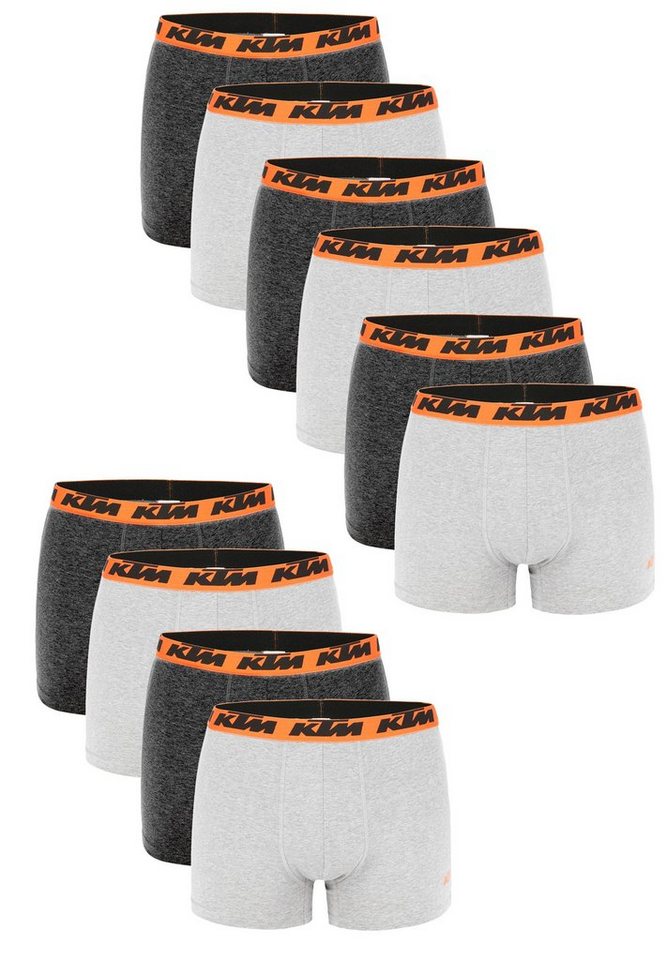 KTM Boxershorts 10er Pack Boxer Man Cotton (10-St., 10er-Pack) von KTM