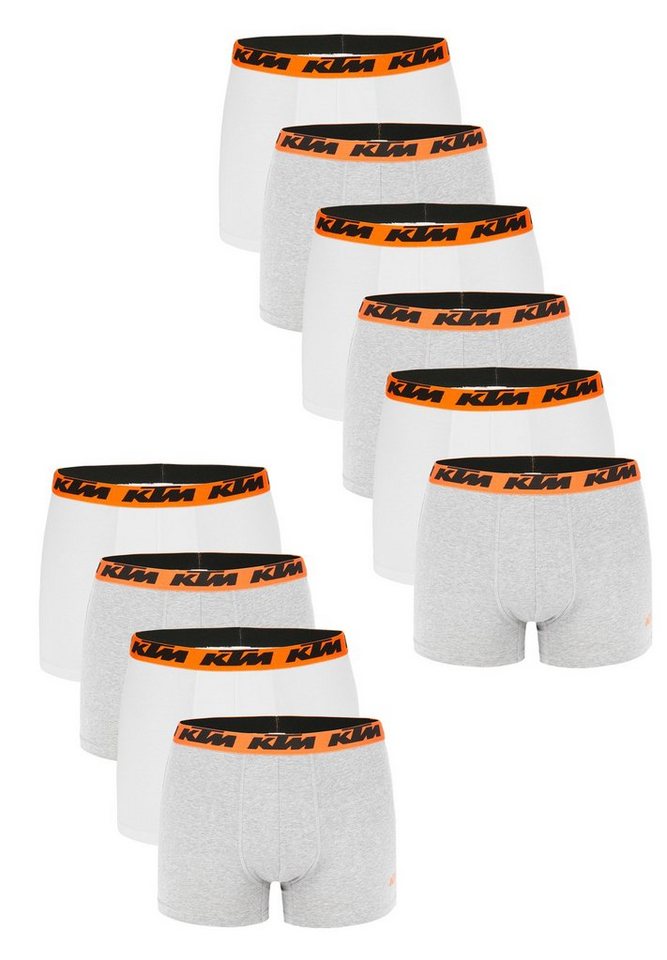 KTM Boxershorts 10er Pack Boxer Man Cotton (10-St., 10er-Pack) von KTM