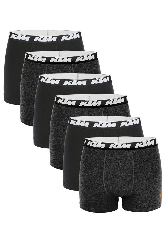 KTM Boxershorts Pack X2 Boxer Man Cotton 6P (Set, 6-St., 6er-Pack) von KTM