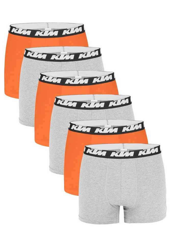 KTM Boxershorts Pack X2 Boxer Man Cotton 6P (Set, 6-St., 6er-Pack) von KTM