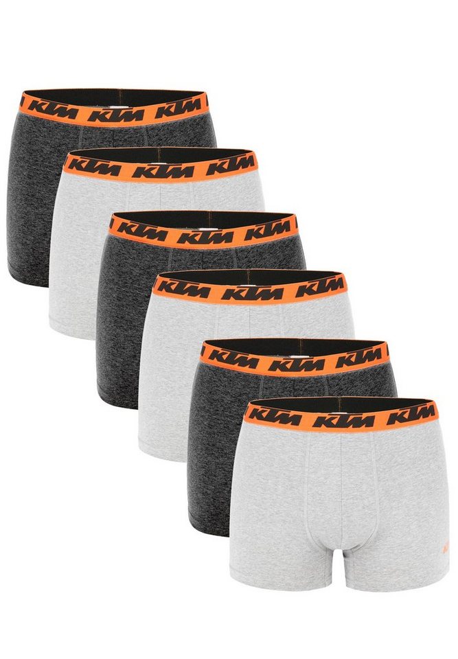 KTM Boxershorts Pack X2 Boxer Man Cotton 6P (Set, 6-St., 6er-Pack) von KTM