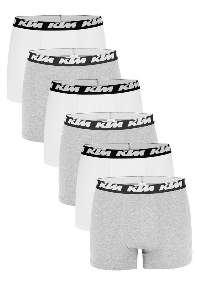 KTM Boxershorts Pack X2 Boxer Man Cotton 6P (Set, 6-St., 6er-Pack) von KTM