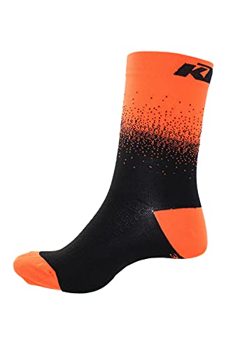 KTM Factory Team Socken Flow Orange/Schwarz 44-47 von KTM