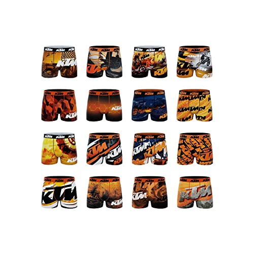 Boxershorts Herren Pack Surprise, Unterhosen Männer, Zufälliges Muster, Ohne Verformung (6er Pack), Mehrfarbig, S von KTM