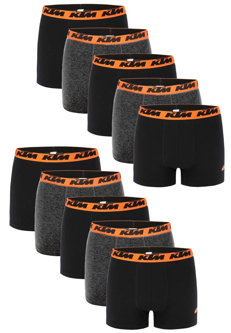 KTM by FREEGUN Boxershorts für Herren Unterwäsche Pant Men´s Boxer 10 er Pack von KTM