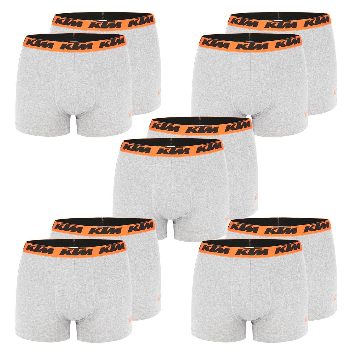 KTM by FREEGUN Boxershorts für Herren Unterwäsche Pant Men´s Boxer 10 er Pack von KTM