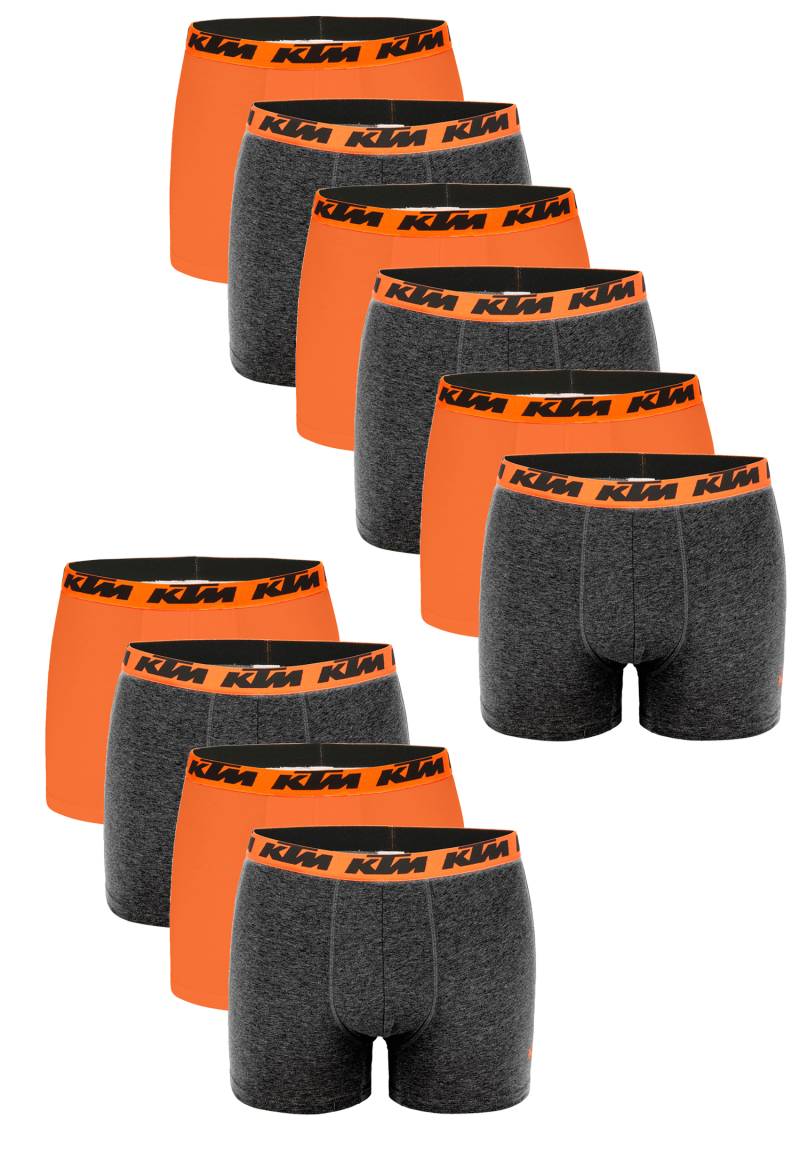 KTM by FREEGUN Boxershorts für Herren Unterwäsche Pant Men´s Boxer 10 er Pack von KTM
