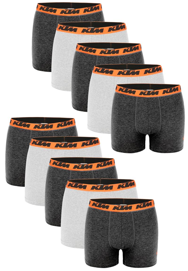 KTM by FREEGUN Boxershorts für Herren Unterwäsche Pant Men´s Boxer 10 er Pack von KTM