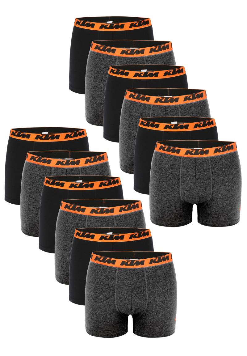 KTM by FREEGUN Boxershorts für Herren Unterwäsche Pant Men´s Boxer 12 er Multipa... von KTM