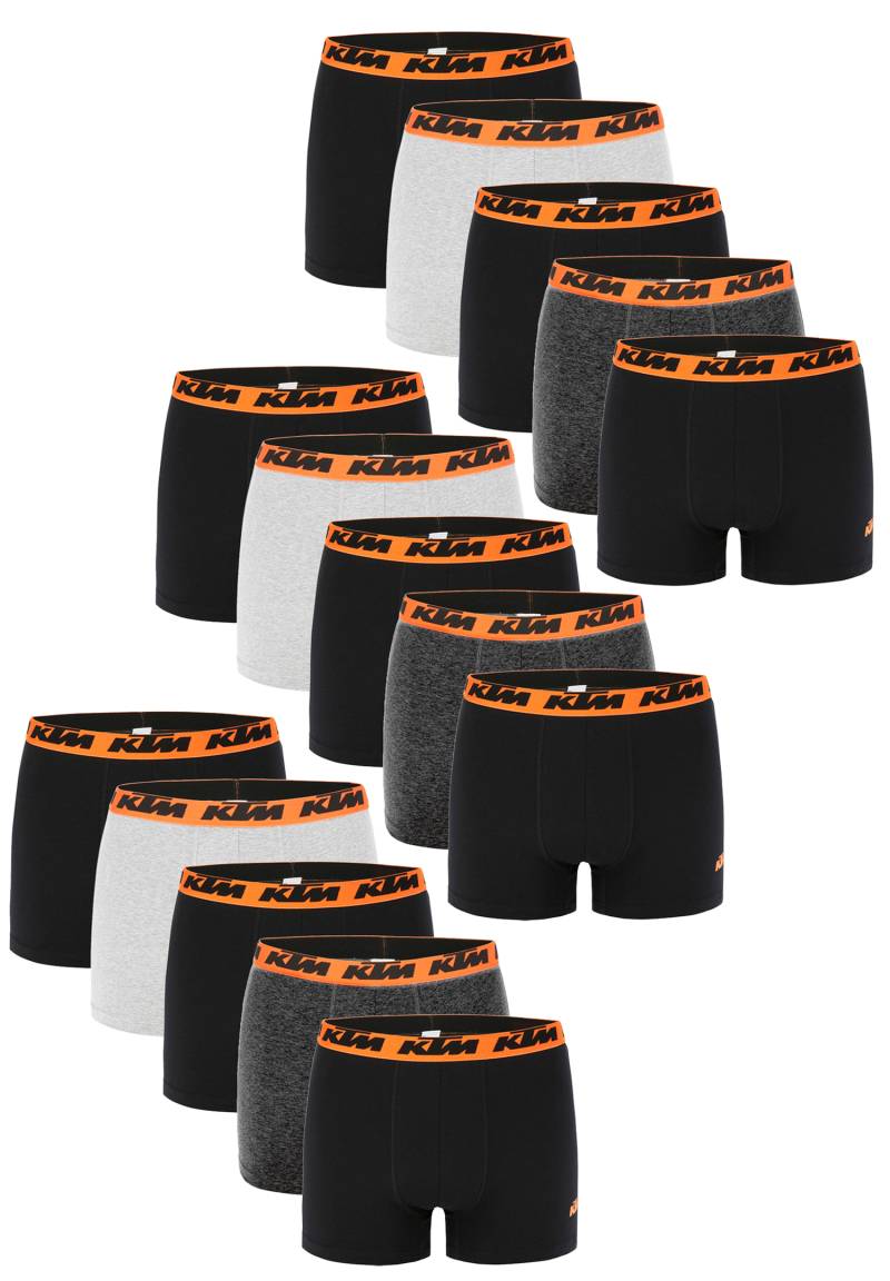 KTM by FREEGUN Boxershorts für Herren Unterwäsche Pant Men´s Boxer 15 er Pack von KTM