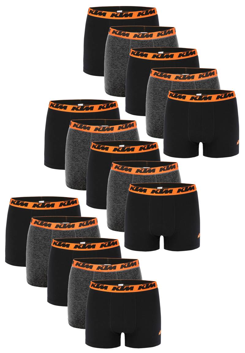 KTM by FREEGUN Boxershorts für Herren Unterwäsche Pant Men´s Boxer 15 er Pack von KTM