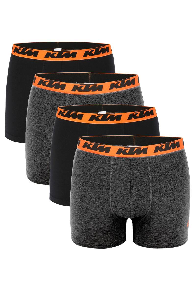 KTM by FREEGUN Boxershorts für Herren Unterwäsche Pant Men´s Boxer 4 er Multipac... von KTM