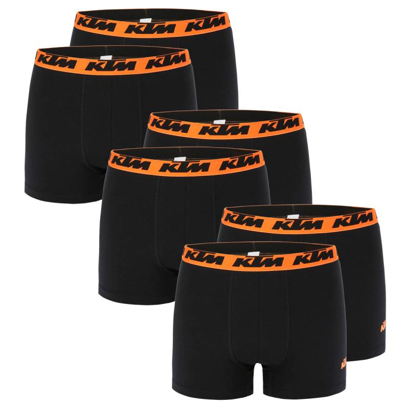 KTM by FREEGUN Boxershorts für Herren Unterwäsche Pant Men´s Boxer 6 er Pack von KTM