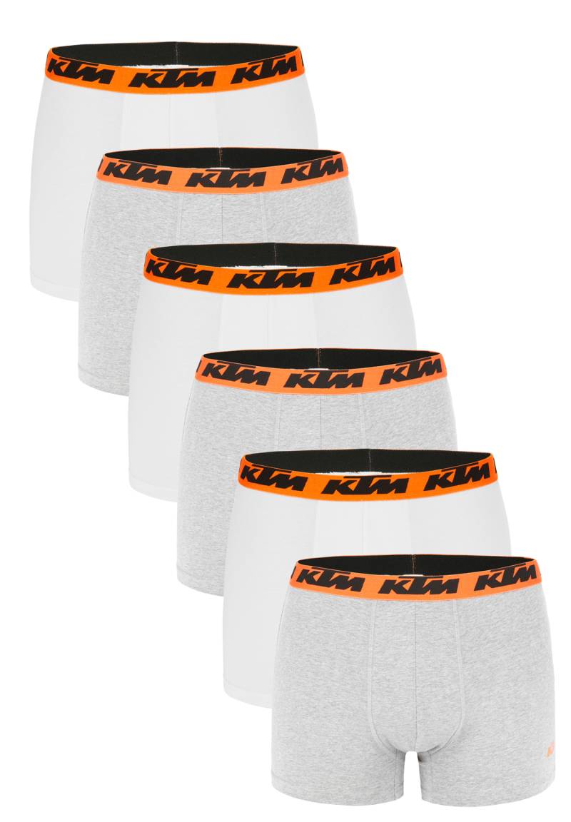 KTM by FREEGUN Boxershorts für Herren Unterwäsche Pant Men´s Boxer 6 er Pack von KTM