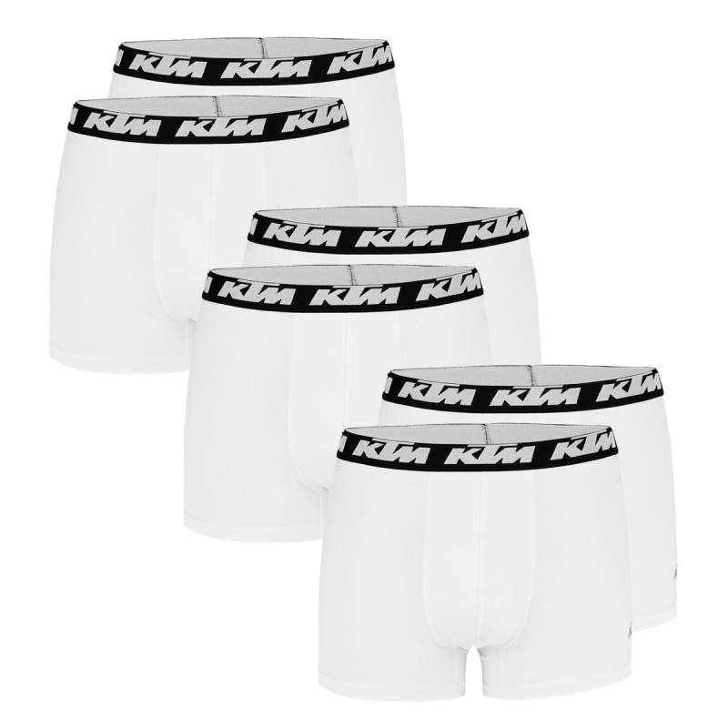 KTM by FREEGUN Boxershorts für Herren Unterwäsche Pant Men´s Boxer 6 er Pack von KTM