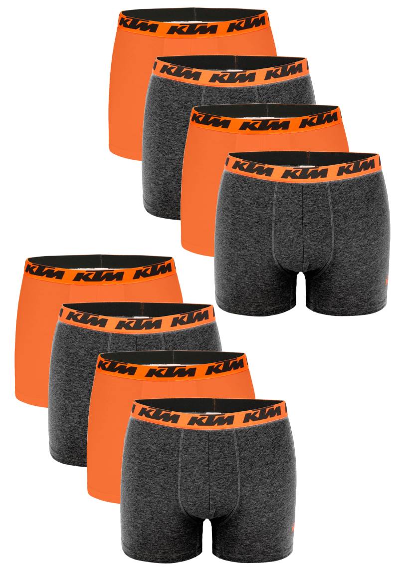 KTM by FREEGUN Boxershorts für Herren Unterwäsche Pant Men´s Boxer 8 er Pack von KTM