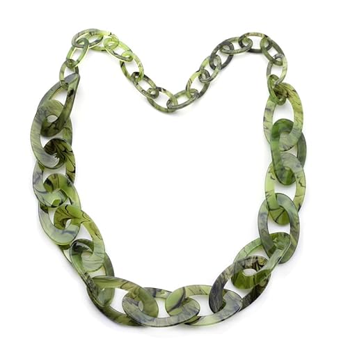 KTREZ Lange Übertrieben Acryl Halskette weibliche Persönlichkeit Retro Harz Kunststoff Pullover Kette Farben Mode Acryl Schmuck, Acryl, Acryl KTREZ Lange Übertrieben Acryl Halskette weibliche Persönlichkeit Retro Harz Kunststoff Pullover Kette Farben Mode Acryl Schmuck, Acryl, Acryl von KTREZ