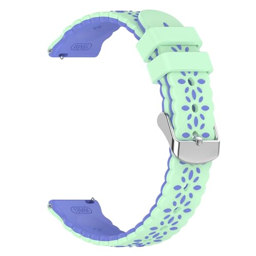 KTRSAVSSA 18 mm 20 mm Silikon-Uhrenarmband for Huawei Watch GT 5 4 41 MM, kompatibel mit HUAWEI Watch GT5 Pro 42 MM, Damen-Smartwatch-Armband(Teal blue,20mm) von KTRSAVSSA