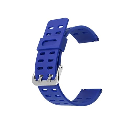 KTRSAVSSA 22 mm Camouflage-Armband for Herren und Damen, universelles Uhrenarmband aus weichem Silikonkautschuk for Huawei GT 2/3, Samsung Watch 4, Smartwatch-Band(Dark blue) von KTRSAVSSA