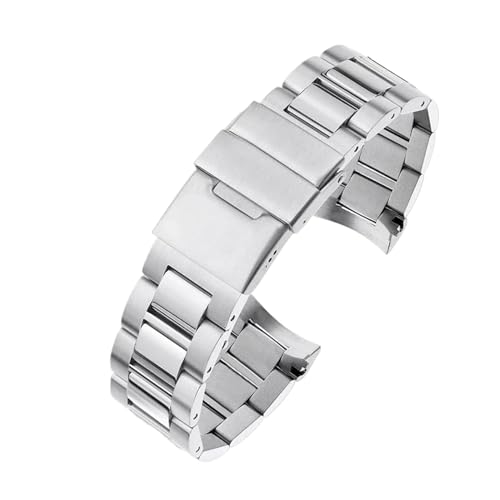 KTRSAVSSA 316 massives Edelstahlarmband, kompatibel mit Longines Concas Stahlband L3.642.4 L3.781.4 Serie Uhrenkettenzubehör 21mm von KTRSAVSSA
