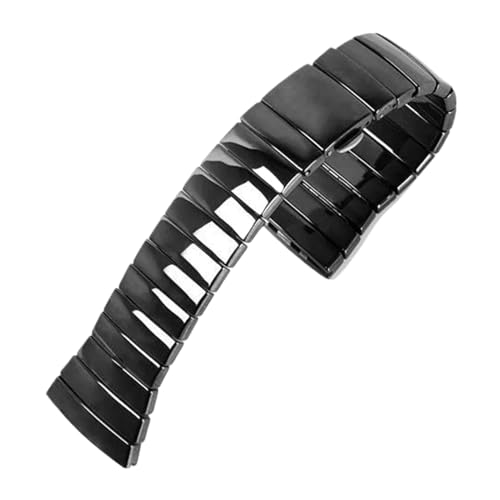 KTRSAVSSA Keramik-Uhrenarmband Ist Anwendbar Auf Radar Sintra Silver Diamond Series Uhrenarmband-Zubehör 29 Mm Schwarze Keramik-Uhrenkette(17mm) von KTRSAVSSA