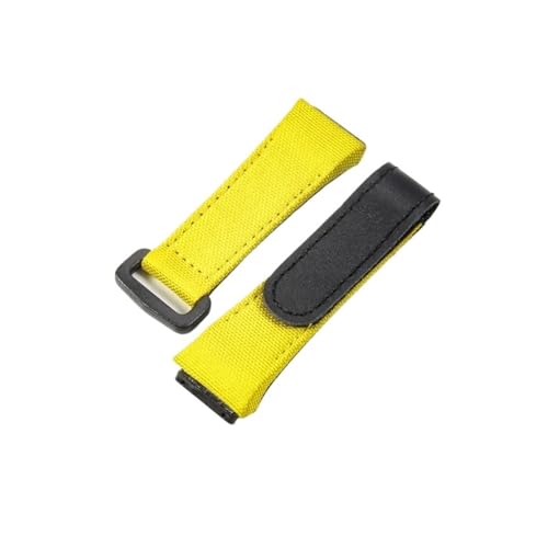 KTRSAVSSA Kompatibel mit Richard Mille Nylon Canvas Uhrenarmband 4 Sterne Schraubendreher Werkzeug RM Herren Serie Rindsleder Unterhautband Sonderzubehör(Yellwo) von KTRSAVSSA