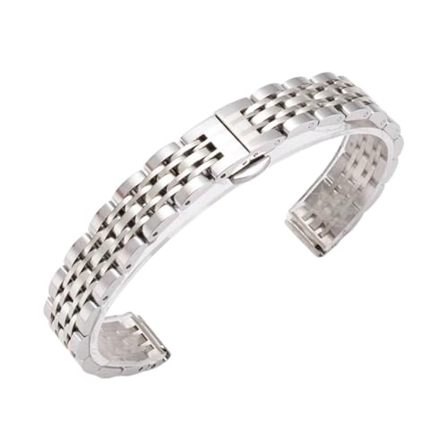 KTRSAVSSA Kompatibel mit jedem 6 mm 8 mm 10 mm 12 mm 14 mm 16 mm Edelstahl-Uhrenarmband, Keramik-Uhrenarmband, Damen-Gürtelarmband aus Roségold(C Silver,14mm) von KTRSAVSSA