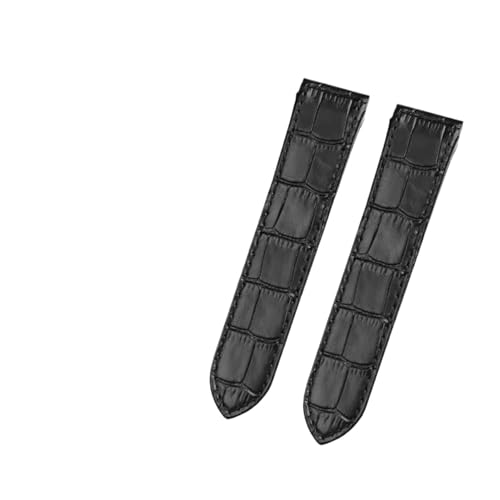 KTRSAVSSA Lederarmband passend for Cartier Santos Armband Santos 100 Herren- und Damen-Faltschließe 20 mm 23 mm(Black NO Buckle,20mm) von KTRSAVSSA