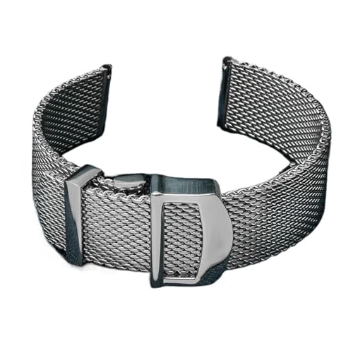 KTRSAVSSA Milanese Edelstahl Uhrenarmband Kompatibel mit IWC PORTOFINO PORTUGIESER Armband Metallgeflecht Uhrenarmband 20mm22mm Armband Zubehör(22mm) von KTRSAVSSA