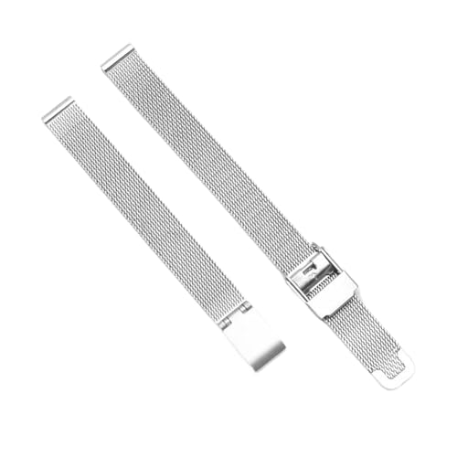 KTRSAVSSA Premium-Uhrenarmband, kompatibel mit Milanese Folli Follie, Herren- und Damen-Uhrenarmband aus Edelstahl, Metallgeflecht, 12, 14, 16, 18, 20 mm(Steel,16mm) von KTRSAVSSA
