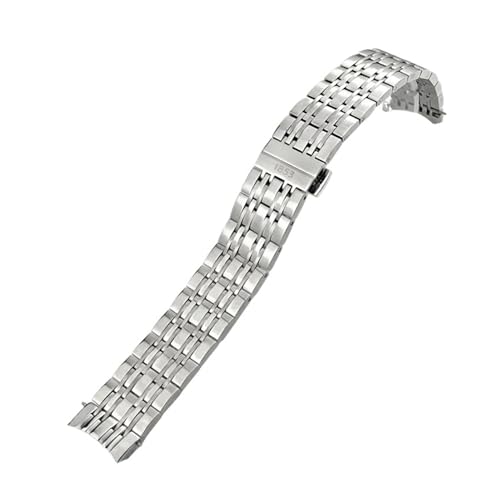KTRSAVSSA Professionelles Uhrenarmband, kompatibel mit Tissot T085 Carson Serie 1853, Stahlarmband T085407A .407, Herren-Uhrenarmband aus massivem Stahl, Werkzeuge(Silver) von KTRSAVSSA