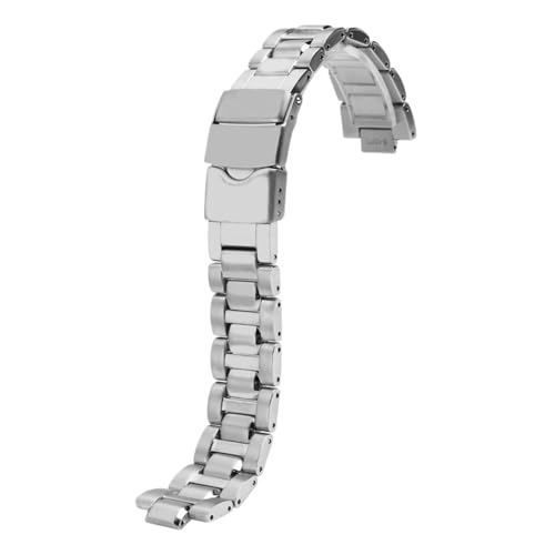 KTRSAVSSA Uhrenarmbänder aus Titanlegierung, kompatibel mit Casio Poseidon Series OCW-650T, Uhrenarmband OCW-600 OCW-600610, Titanmetallarmband, Silber von KTRSAVSSA