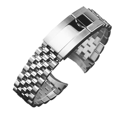 KTRSAVSSA Uhrenarmband Kompatibel Mit Rolex Sub GMT Yacht Daytona Herren Uhrenarmband Luxusarmband Mod Teile Ersatzzubehör 20mm Armband(20mm) von KTRSAVSSA