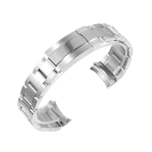 KTRSAVSSA Uhrenarmband kompatibel mit Rolex Oyster Perpetual Datejust DAYTONA SUBMARINER Luxus-Uhrenarmband for Herren, 20 mm, 21 mm, Edelstahlarmband 904L(21mm) von KTRSAVSSA