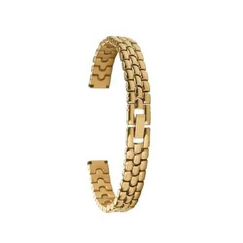KTRSAVSSA Universelles Edelstahl-Metallarmband, kompatibel mit jedem Damen-Uhrenarmband(Gold,16mm-width) von KTRSAVSSA