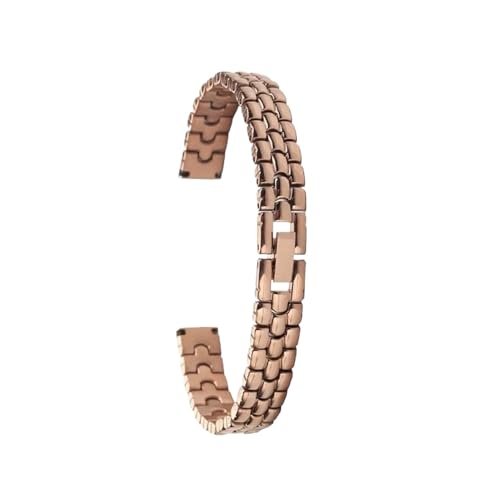 KTRSAVSSA Universelles Edelstahl-Metallarmband, kompatibel mit jedem Damen-Uhrenarmband(Rose Gold,14mm-width) von KTRSAVSSA