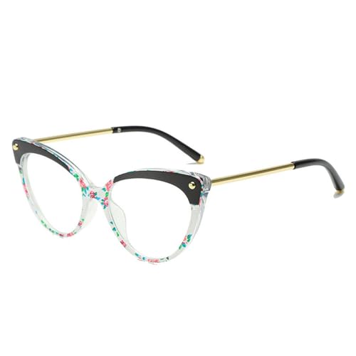 KTUCN Cat-Eye-Brille mit großem Rahmen, Blaulichtfilter, für Damen, suihua, C von KTUCN