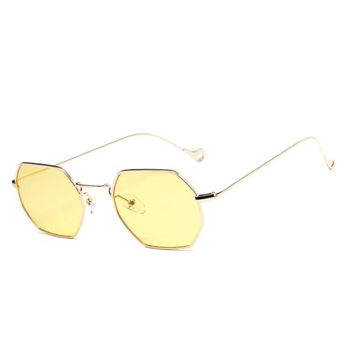 KTUCN Modische achteckige Polygon-Sonnenbrille für Männer und Frauen, Sonnenbrille für den Sommer, Frühling, Brillen, 12, BH01 von KTUCN