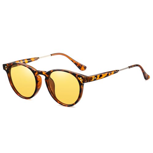 KTUCN Modische polarisierte Sonnenbrille für Damen und Herren, TR90-Rahmen, Vintage, runde Sonnenbrille, UV400, Anti-Blaulicht, 8, BH01 KTUCN Modische polarisierte Sonnenbrille für Damen und Herren, TR90-Rahmen, Vintage, runde Sonnenbrille, UV400, Anti-Blaulicht, 8, BH01 von KTUCN
