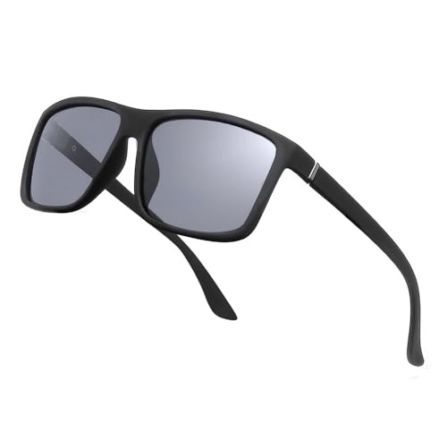 KTUCN Polarisierte Autofahrer-Sonnenbrille für Herren und Damen, Vintage-Retro-Brille, SendBlack Mercury, C von KTUCN