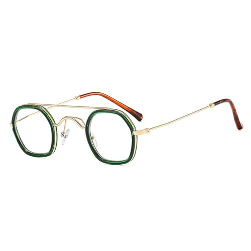 KTUCN Vintage Sonnenbrille Damenmode Ozean Farbverlaufsgläser Mode Herren Punk Sonnenbrille UV400,7,BH01 von KTUCN