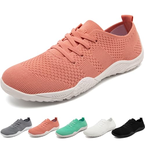 KTVHYW BarfussSchuhe Damen Laufschuhe Sportschuhe Atmungsaktiv Barfußschuhe Slip On Loafer Turnschuhe Leicht Hallenschuhe Tennisschuhe Walkingschuhe Weich rutschfest Hausschuhe Rosa 36 KTVHYW BarfussSchuhe Damen Laufschuhe Sportschuhe Atmungsaktiv Barfußschuhe Slip On Loafer Turnschuhe Leicht Hallenschuhe Tennisschuhe Walkingschuhe Weich rutschfest Hausschuhe Rosa 36 von KTVHYW
