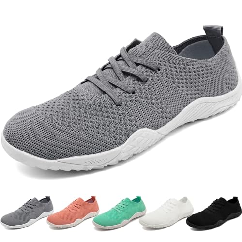 KTVHYW Barfußschuhe Damen Slip On Barfuss Schuhe Laufschuhe Weich Hallenschuhe Sportschuhe Slipper Leicht Turnschuhe Fitnessschuhe Walkingschuhe Leicht Sneakers rutschfest Hausschuhe Hellgrau 41 KTVHYW Barfußschuhe Damen Slip On Barfuss Schuhe Laufschuhe Weich Hallenschuhe Sportschuhe Slipper Leicht Turnschuhe Fitnessschuhe Walkingschuhe Leicht Sneakers rutschfest Hausschuhe Hellgrau 41 von KTVHYW