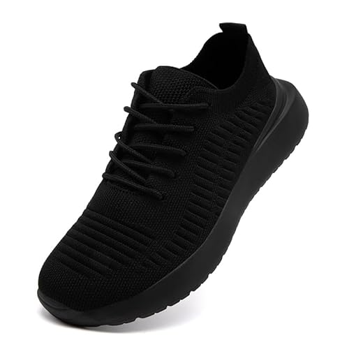 KTVHYW Damen Schuhe Schwarz Sportschuhe Turnschuhe Slip on Sneaker Laufschuhe StraßEnlaufschuhe Sommerschuhe Tennisschuhe Gym Schuhe Freizeitschuhe 40 von KTVHYW